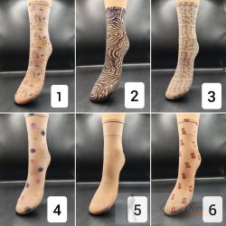 Mintás bokazokni több mintával, kérjük válasza ki a mintát megrendeléskor