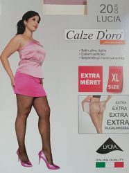 LUCIA 20 den plus size har. nero 6