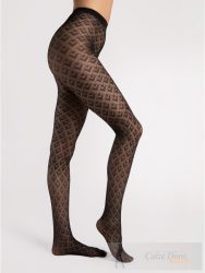 BISETTE 30 den mintás har., nero 2