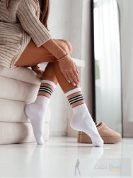 MILENA női zokni frottír 139, csíkos, white 38-41 MILENA női zokni frottír 139, csíkos, white 38-41