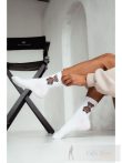 MILENA női zokni 105, maci, white 37-41