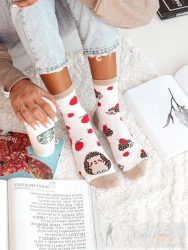 MILENA női zokni 162, süni, ecru 37-41