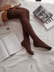 MILENA női combz. 43, horgolt, mokka, 37-41 MILENA női combz. 43, horgolt, mokka, 37-41