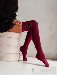 MILENA női combz. 47, masnis, bordó, 37-41 MILENA női combz. 47, masnis, bordó, 37-41