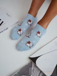 MILENA női bokaz. 168, cica, blue, 37-41