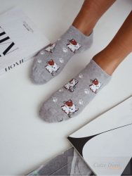 MILENA női bokaz. 168, cica, melange, 37-41