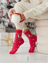 MILENA női zokni 143, bambi, red 37-41