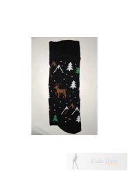 MILENA férfi zokni 149, christmas, nero 39-42