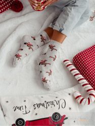 MILENA női zokni 155, capybara, melange 37-41